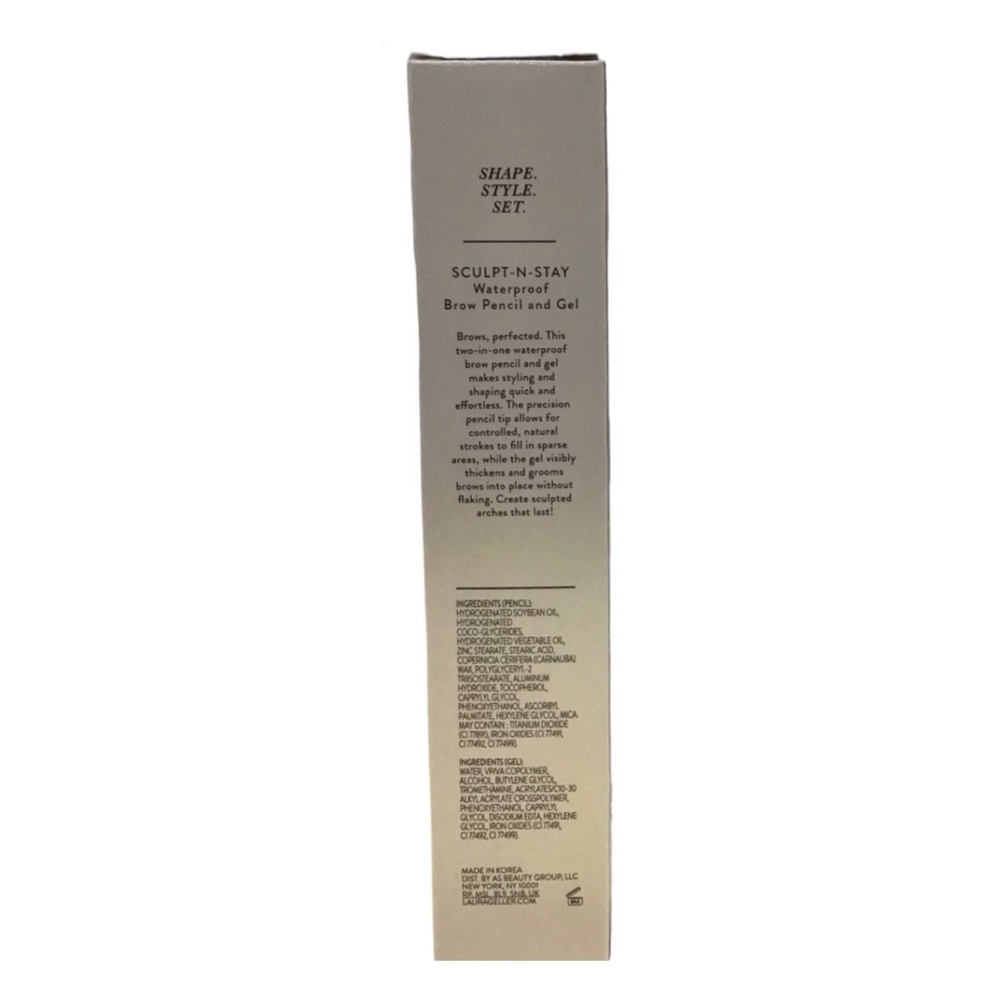 Laura Geller 2-in-1 Waterproof Gel Brow Pencil, Soft Black - Picture 3 of 4